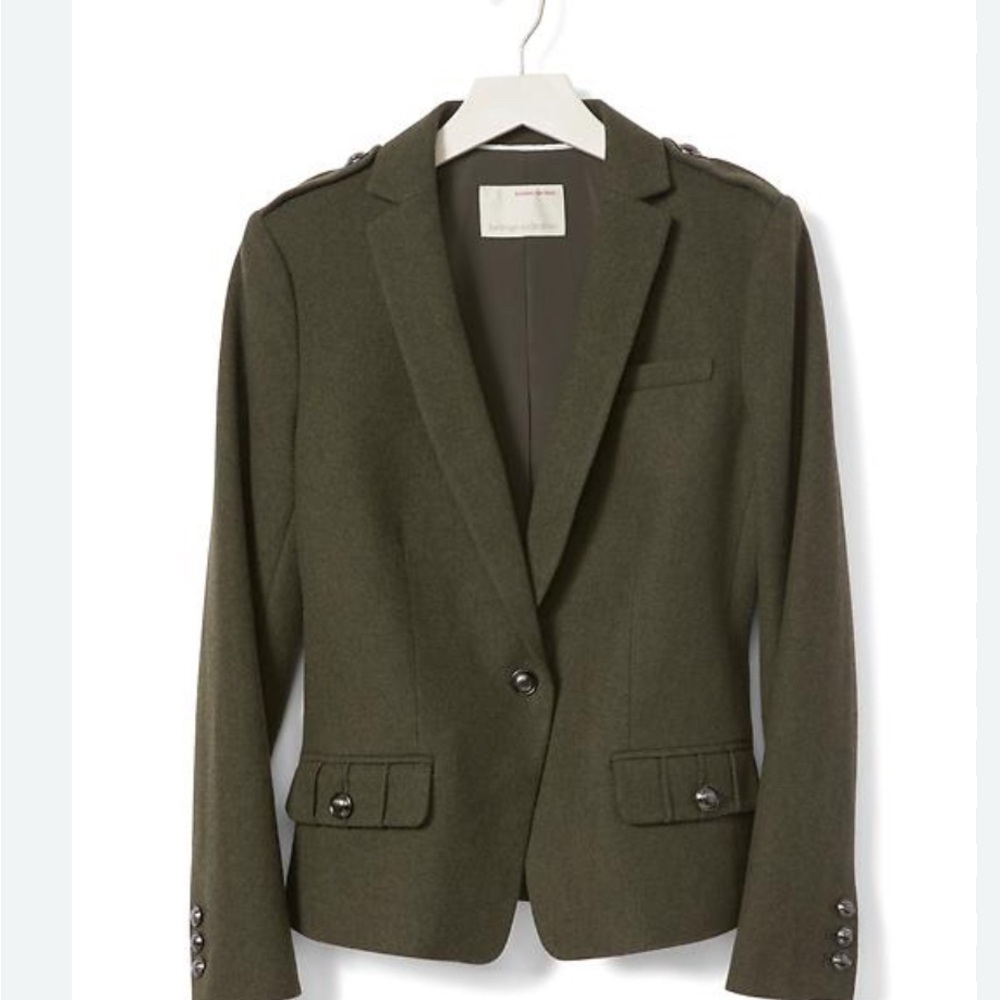 Banana Republic Dark Green Women's Blazer